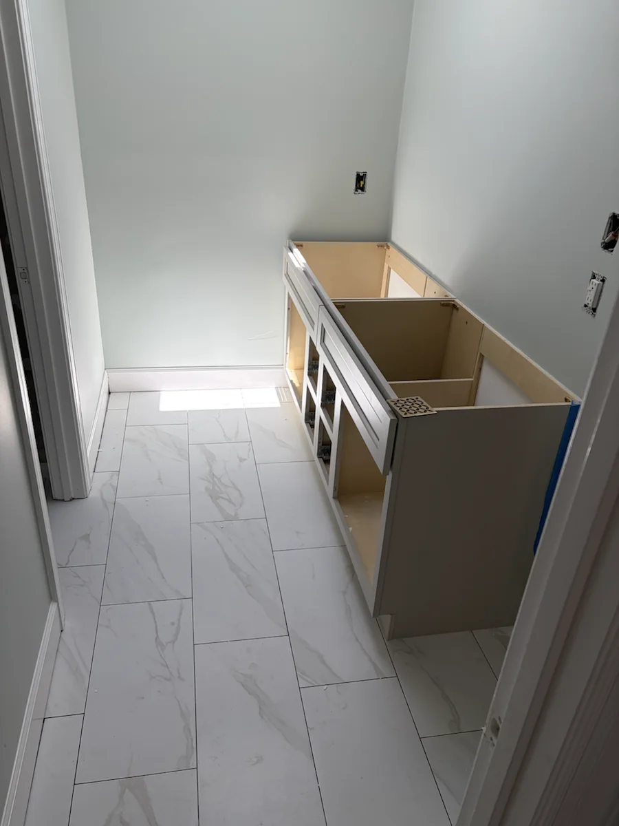 Brown — Wet Bar Cabinet Dry-Fit, a Versatile Edge multiple rooms project