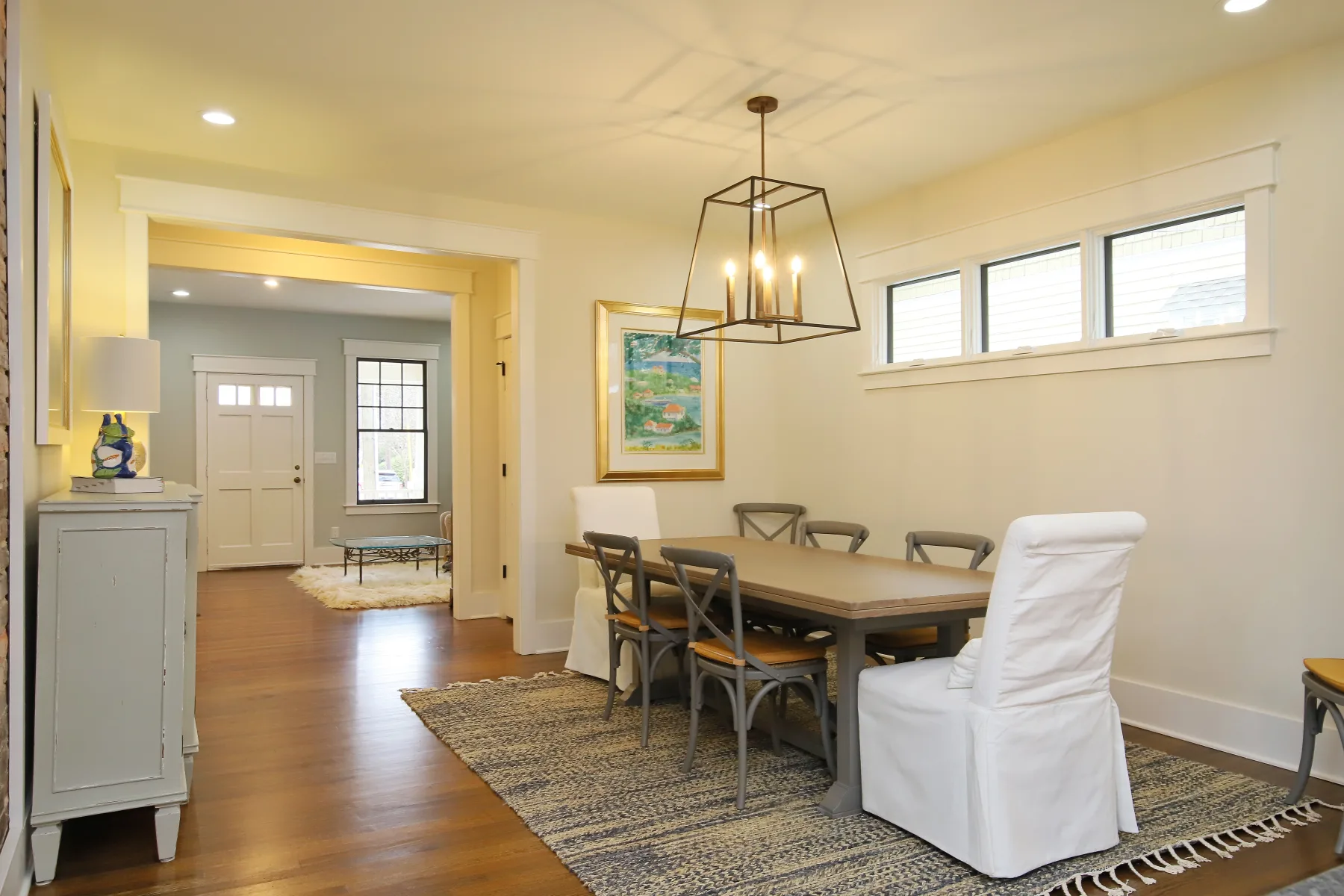 Hutter – Whole House Remodel and Addition: Dining, Front Living & Entry, view 3