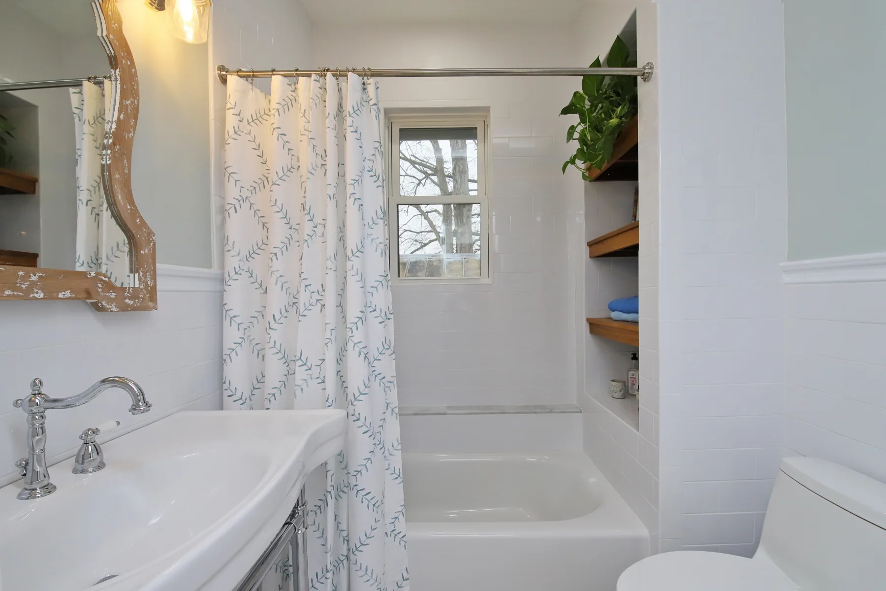 Hutter – Whole House Remodel and Addition: Guest Bathroom, view 1
