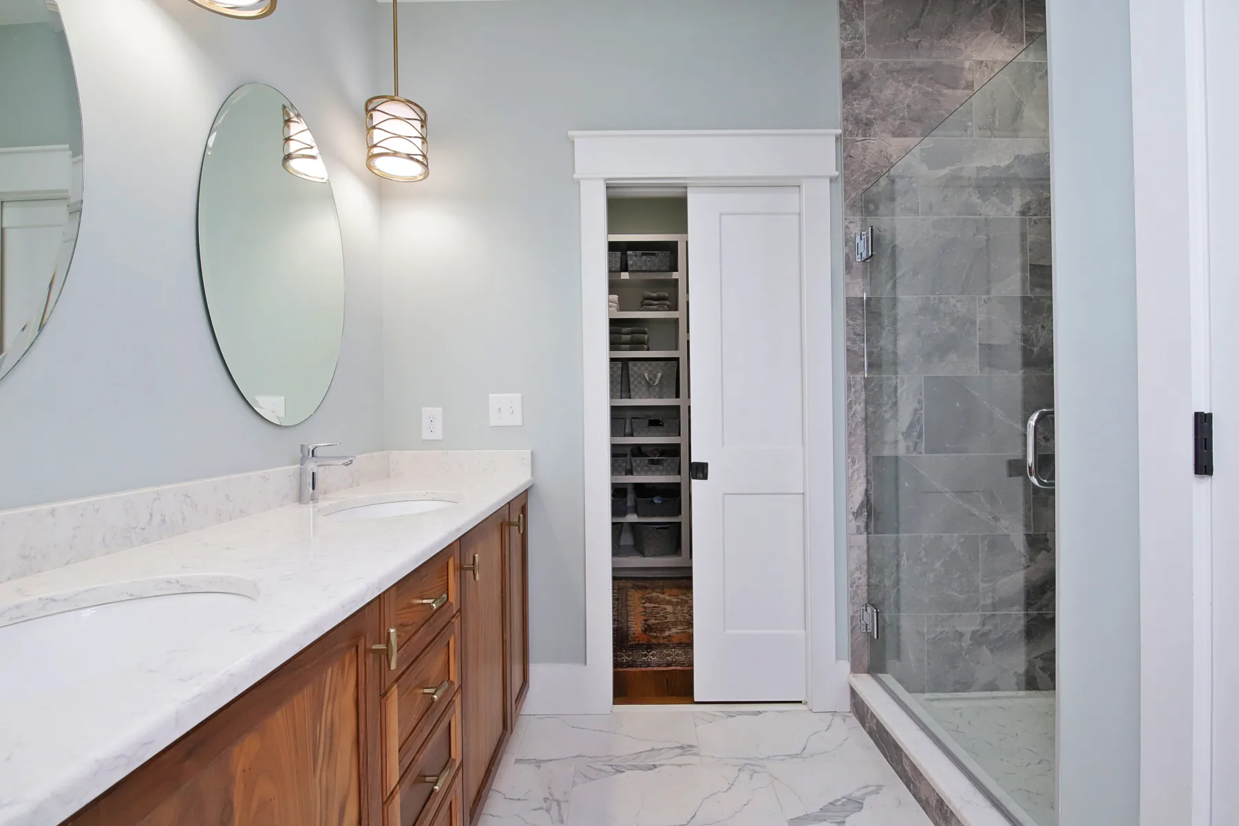 Hutter – Whole House Remodel and Addition: Primary Bathroom, view 2