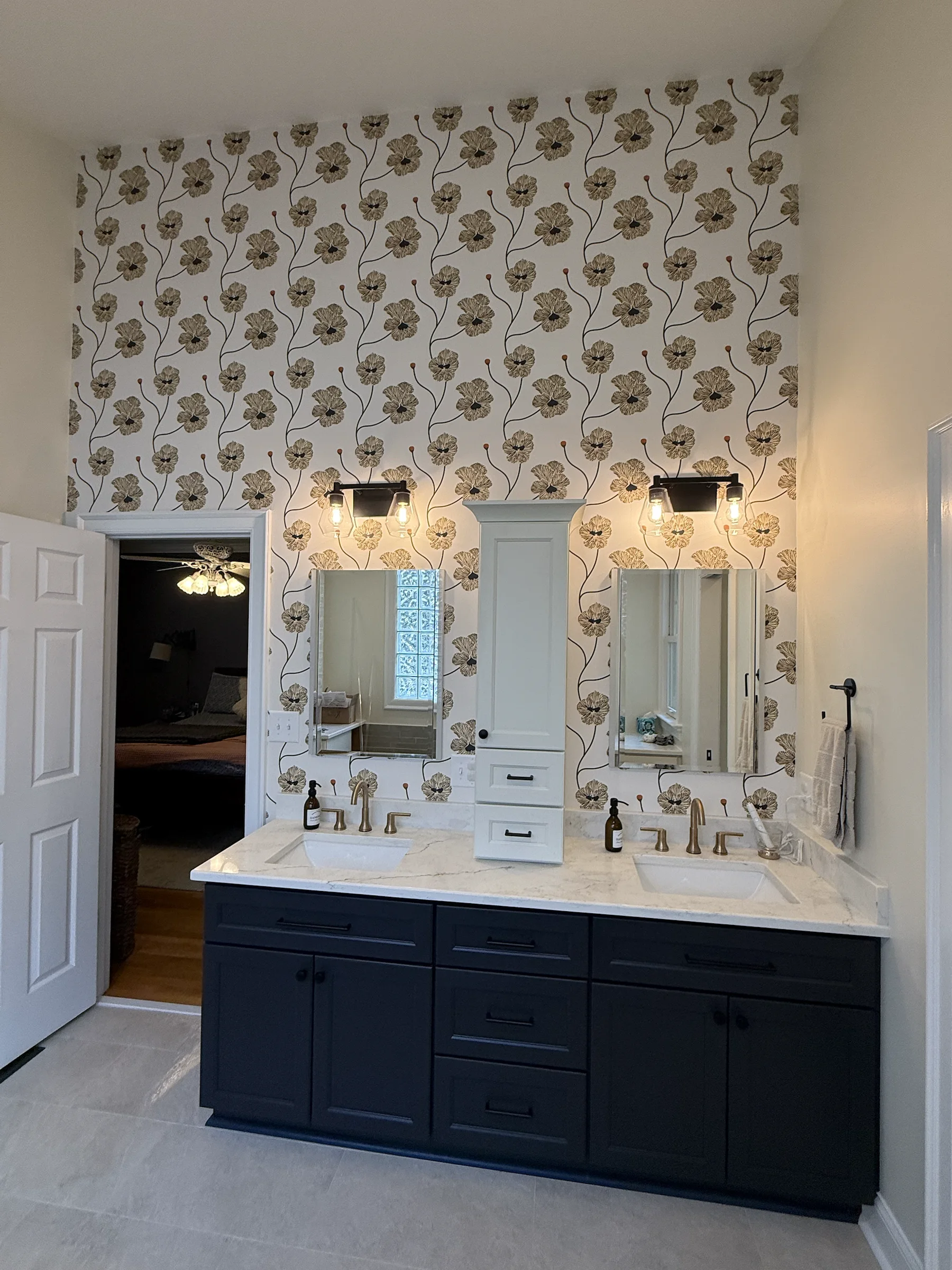 Johnson Bath — Double Vanity, a Versatile Edge bathrooms project